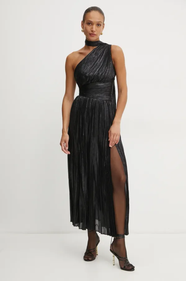 Marciano Guess Obleka Marciano Guess STEPHANY črna barva, 5RGT80 7277A