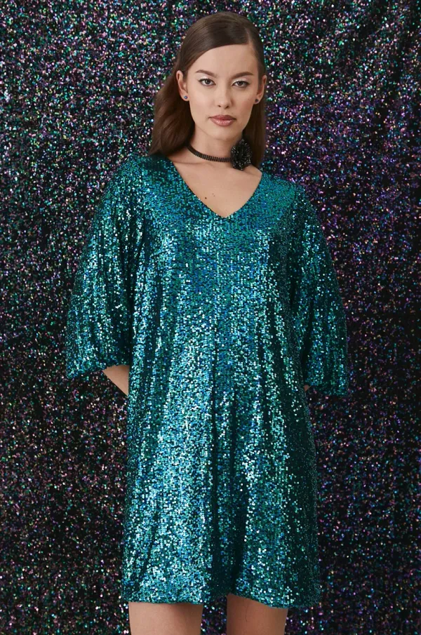 Medicine Obleka Medicine turkizna barva