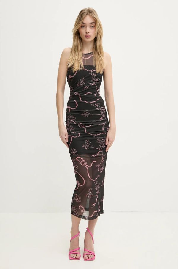 Moschino Jeans Obleka Moschino Jeans črna barva, 0469 3240