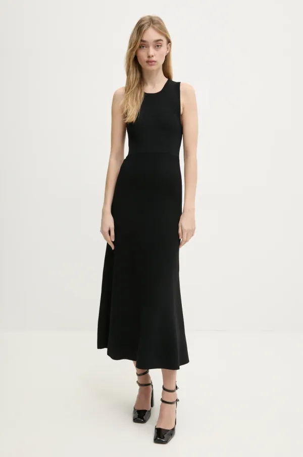 Moschino Jeans Obleka Moschino Jeans črna barva, 0494 3203