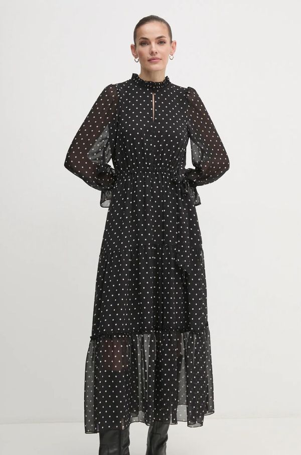 OUI Obleka OUI črna barva, 90064