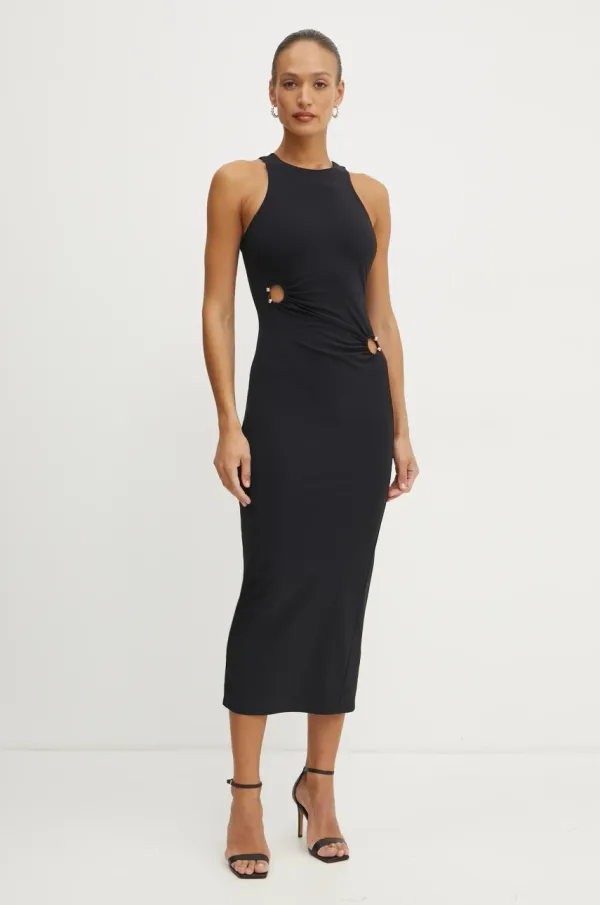 Patrizia Pepe Obleka Patrizia Pepe črna barva, 8A1427 JZ26