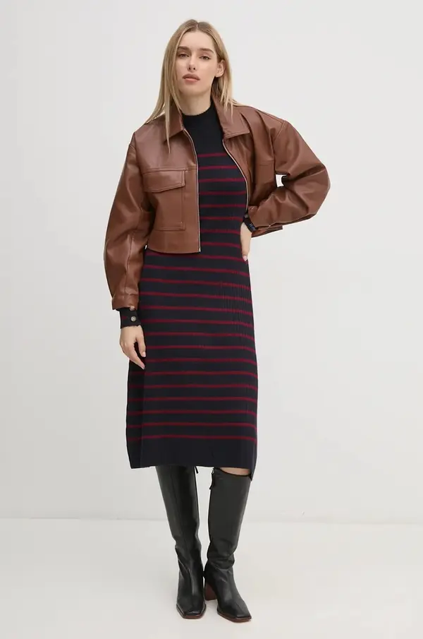 Pepe Jeans Obleka Pepe Jeans HARLEM DRESS