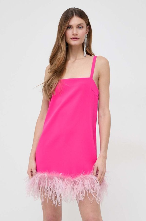 Pinko Obleka Pinko roza barva