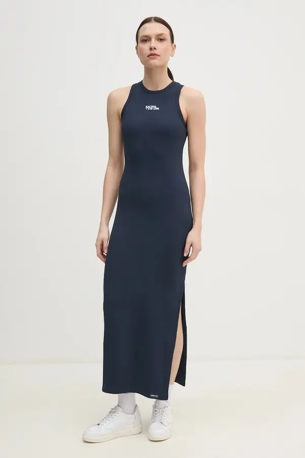 Red Bull Racing x Pepe Jeans Obleka Red Bull Racing x Pepe Jeans LOGO RIB MAXI DRESS