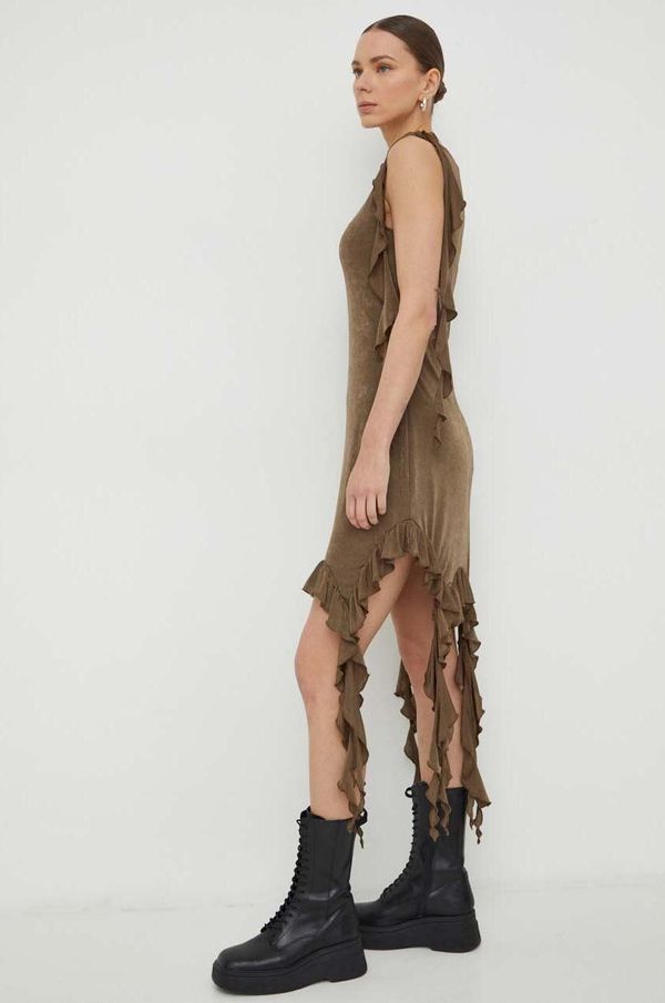 Resume Obleka Résumé rjava barva