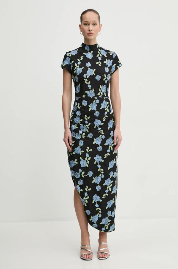 Rotate Obleka Rotate črna barva, 113634000