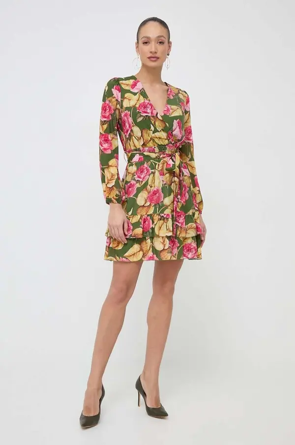 Guess Obleka s primesjo svile Guess