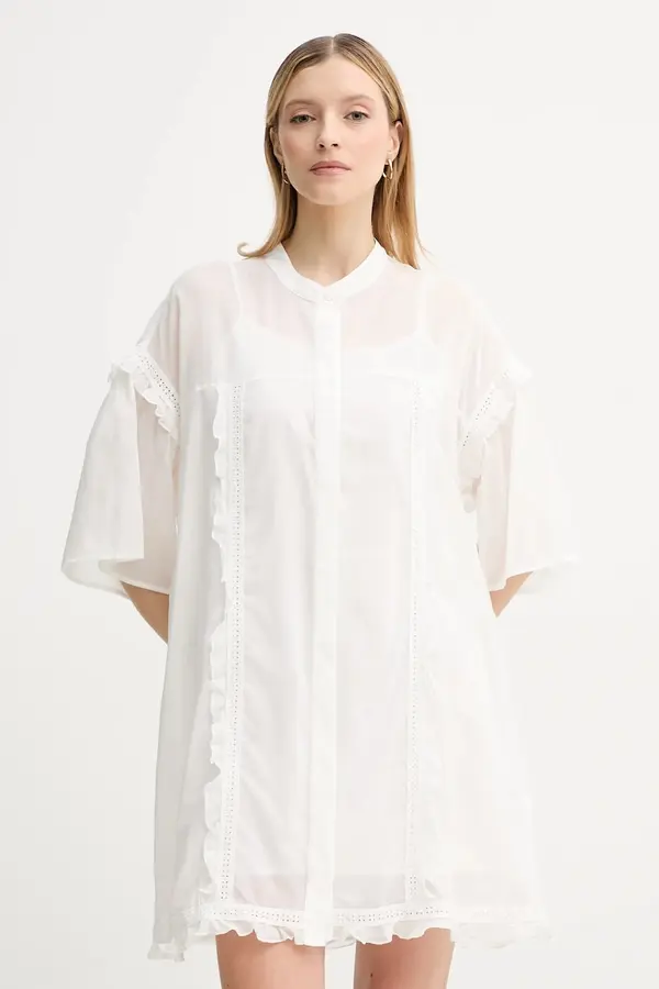 Isabelle Blanche Obleka s primesjo svile ISABELLE BLANCHE