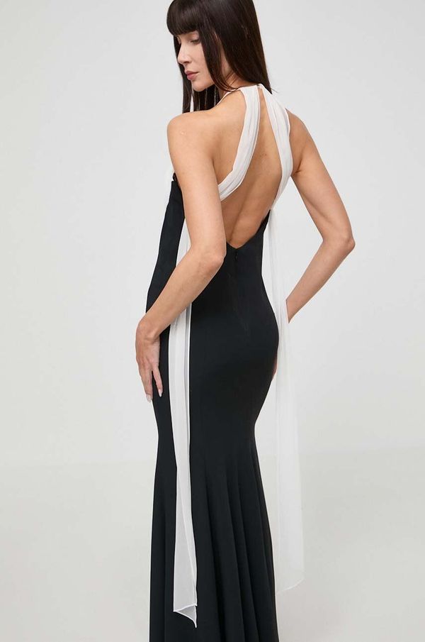 Luisa Spagnoli Obleka s primesjo svile Luisa Spagnoli PENDENTE črna barva, 540714