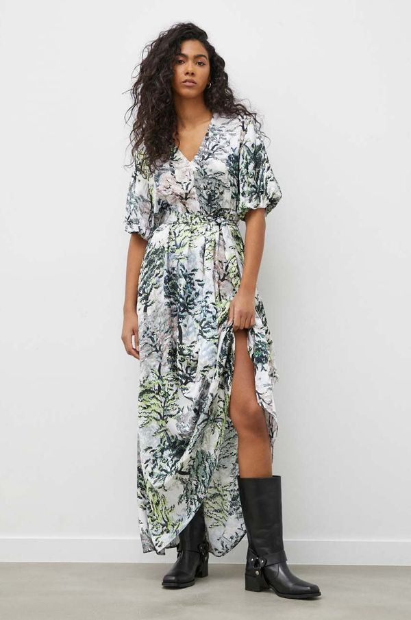 MUNTHE Obleka s primesjo svile MUNTHE