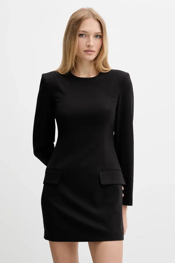 Armani Exchange Obleka s primesjo volne Armani Exchange
