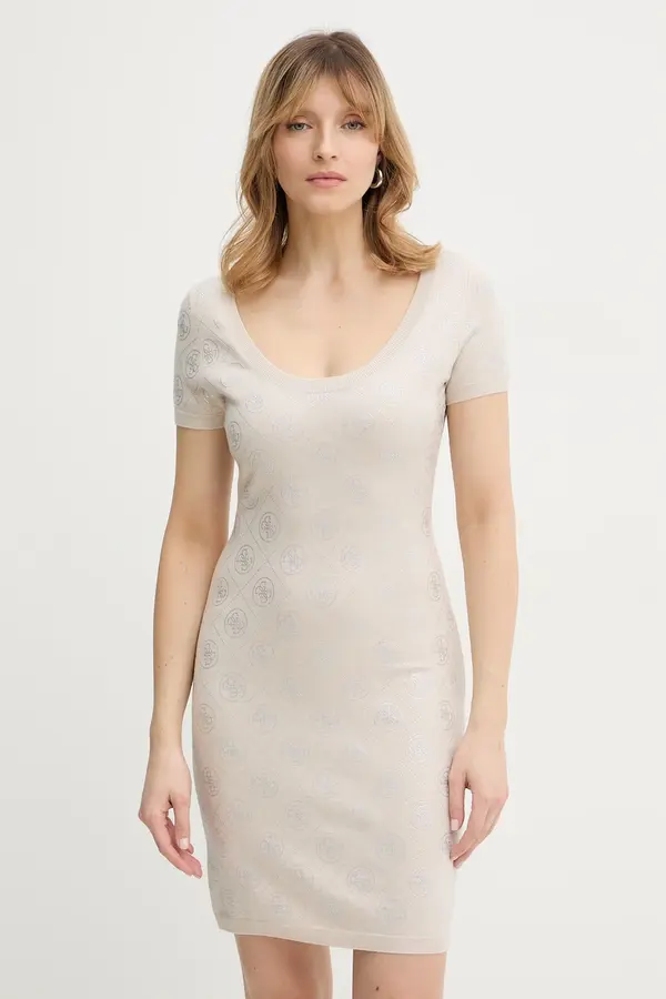 Guess Obleka s primesjo volne Guess 4G