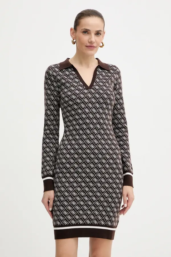 Guess Obleka s primesjo volne Guess AUBREY