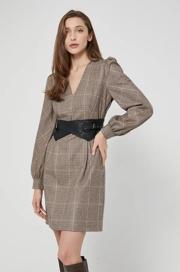 Twinset Obleka s primesjo volne Twinset