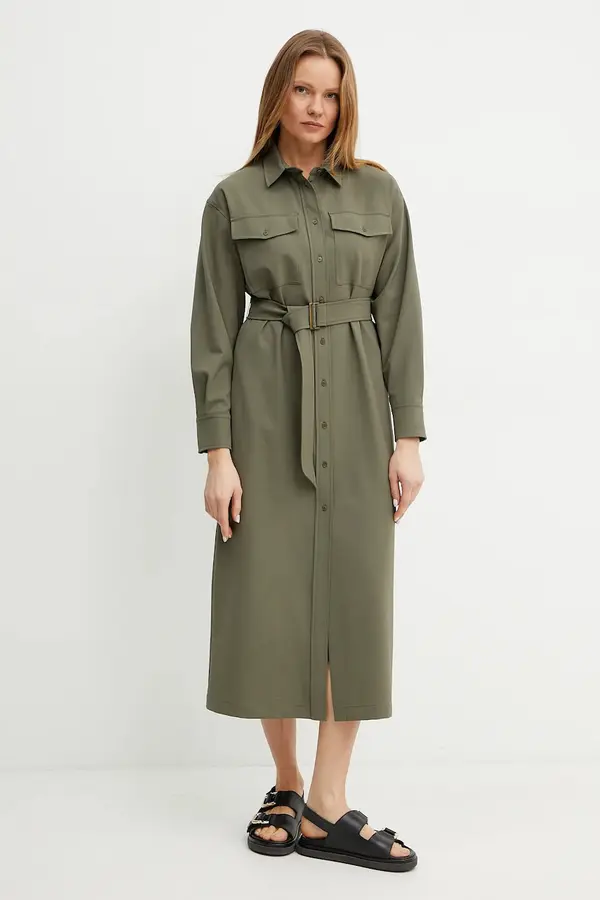 Weekend Max Mara Obleka s primesjo volne Weekend Max Mara