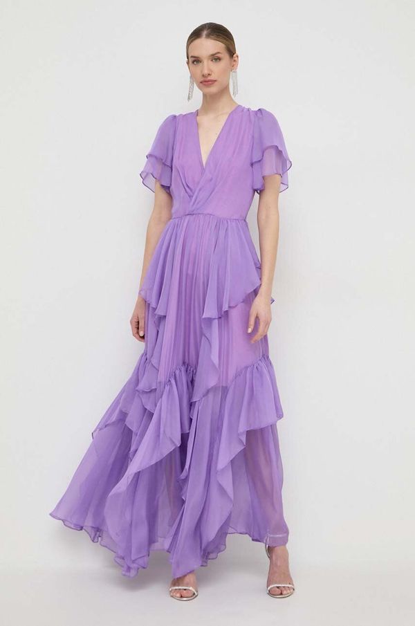 Silvian Heach Obleka Silvian Heach vijolična barva