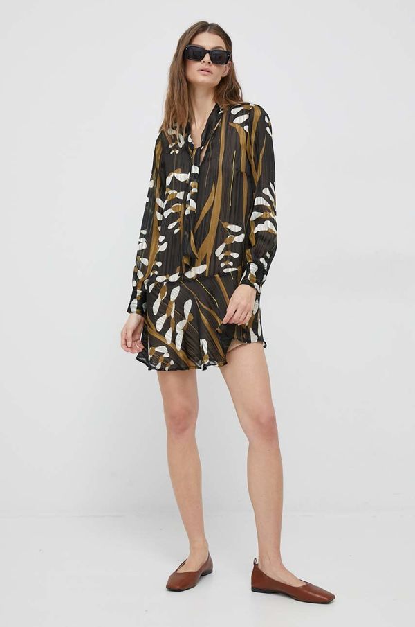 Sisley Obleka Sisley črna barva,