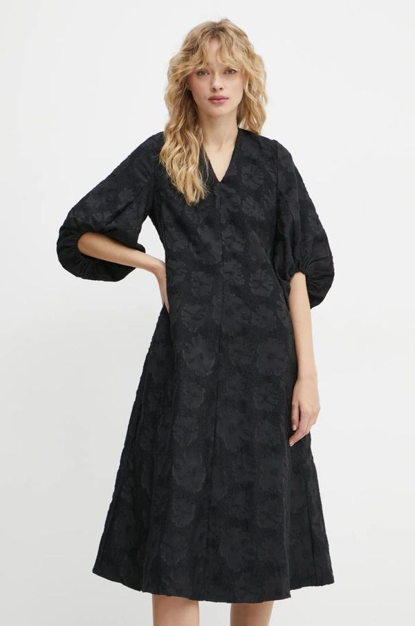 Stine Goya Obleka Stine Goya črna barva, SG-PS25-D061-2307