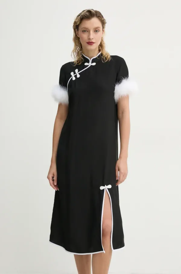 The Sleeper Obleka The Sleeper črna barva, DRDR03P002F