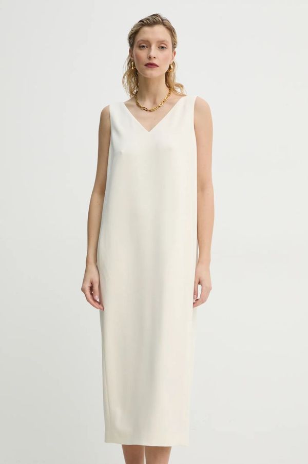 Theory Obleka Theory bež barva, O1109601