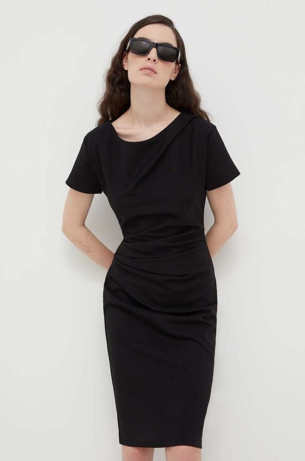 Tiger of Sweden Obleka Tiger Of Sweden črna barva