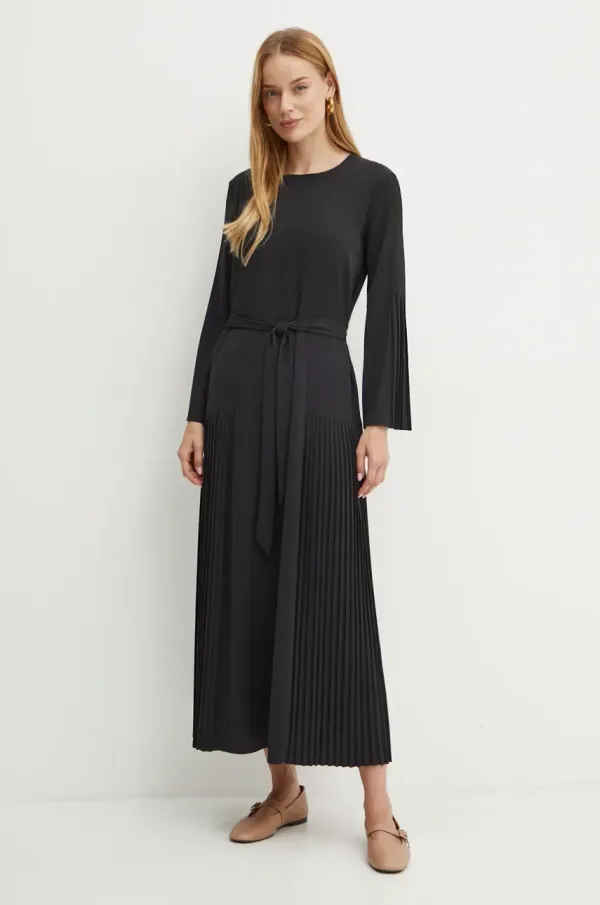 Twinset Obleka Twinset črna barva, 242TP2295