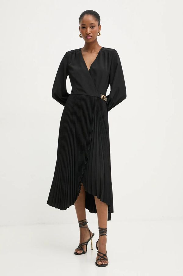 Twinset Obleka Twinset črna barva, 251TP2420