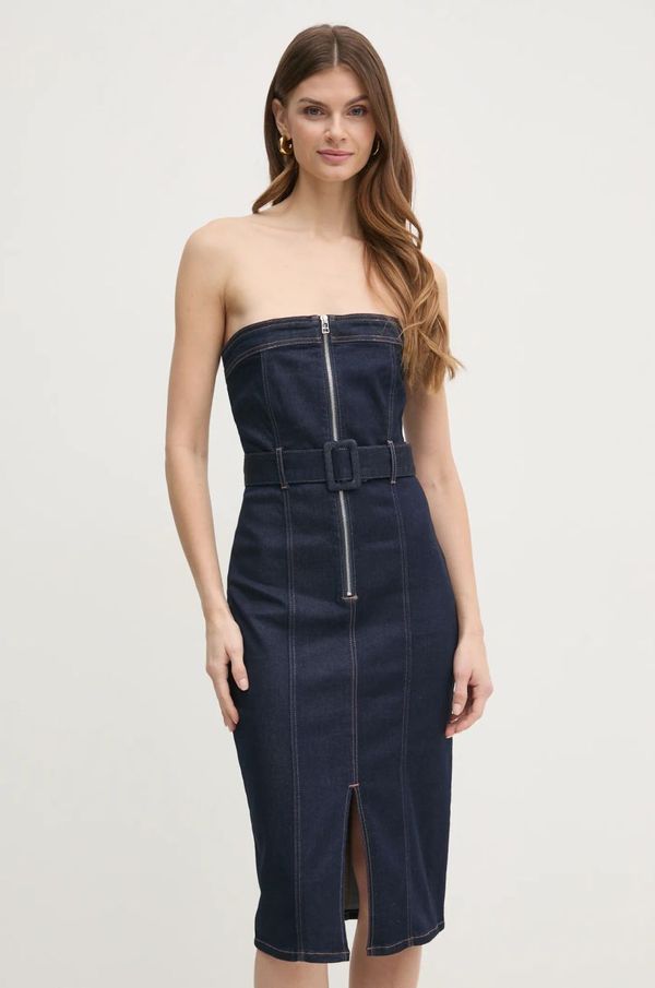 Twinset Obleka Twinset mornarsko modra barva, 251AP2350