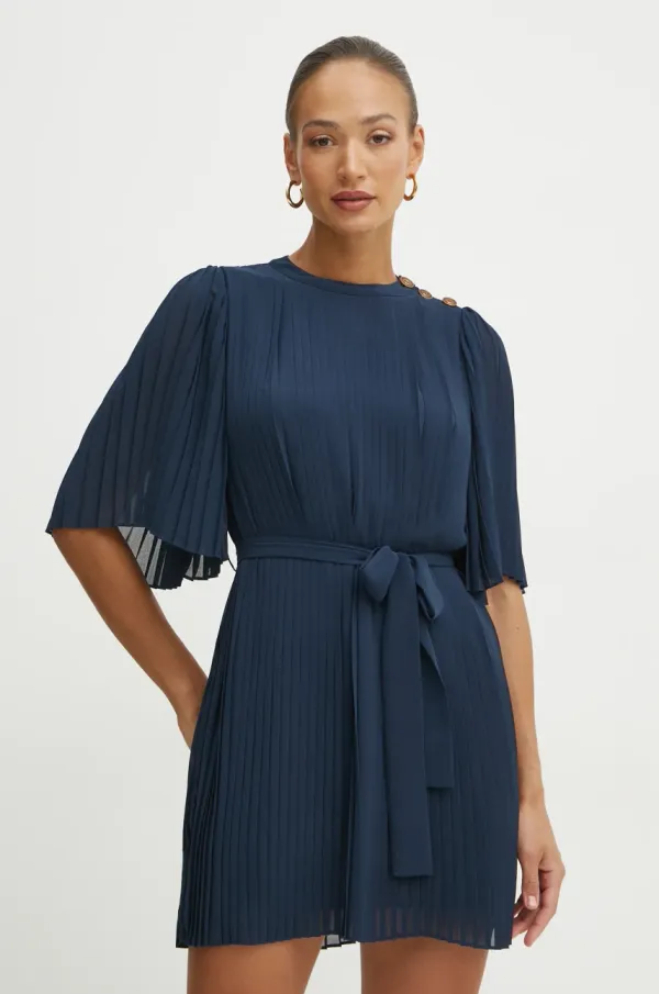 Twinset Obleka Twinset mornarsko modra barva, 251TP2051