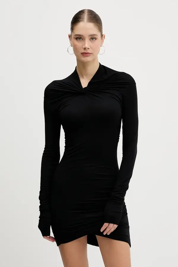 Rick Owens Lilies Obleka z dodatkom kašmirja Rick Owens Lilies Kairo