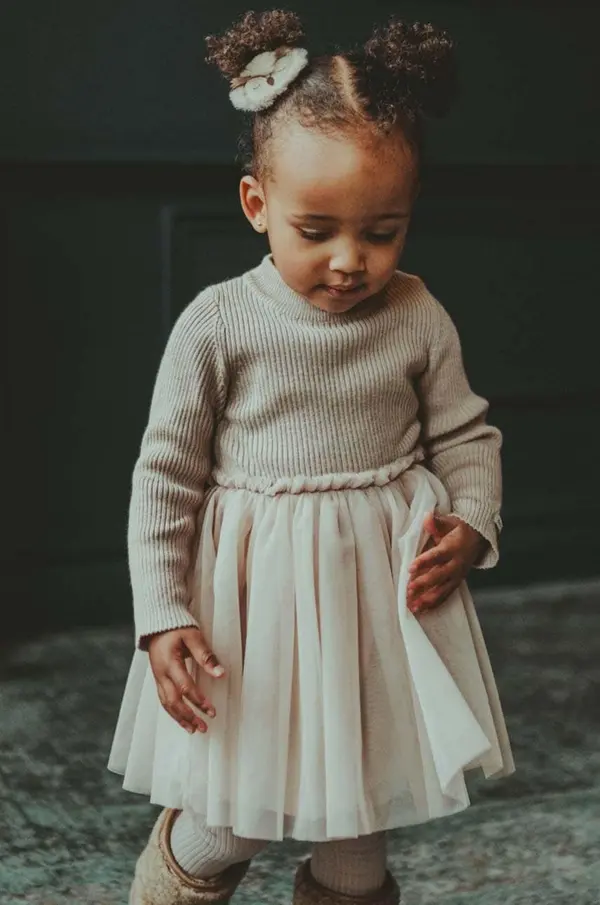 Donsje Obleka za dojenčka Donsje Lotus Dress