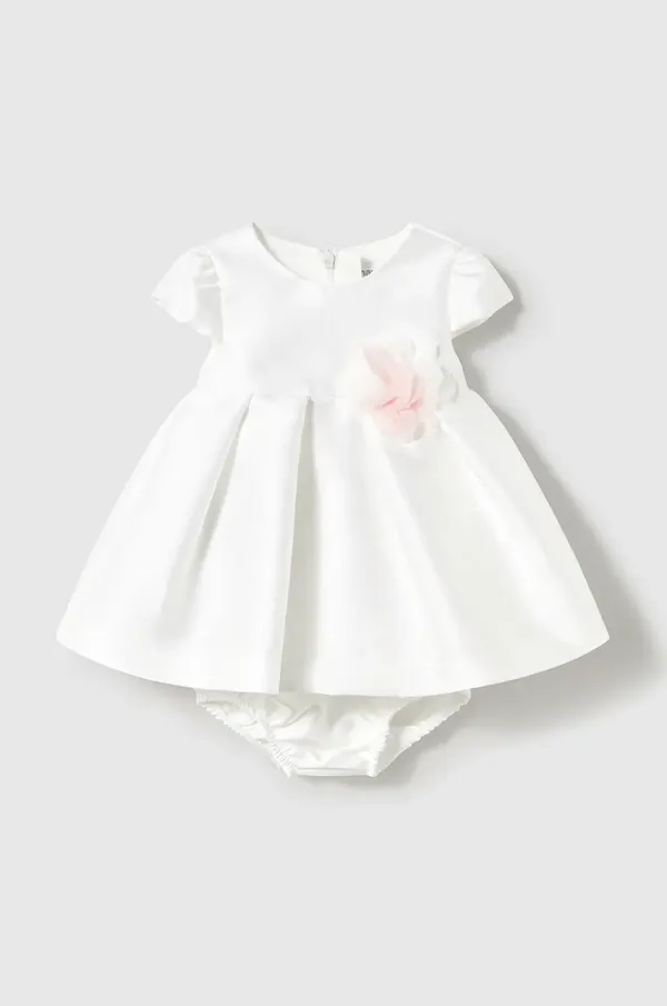 Mayoral Newborn Obleka za dojenčka Mayoral Newborn bela barva, 1861