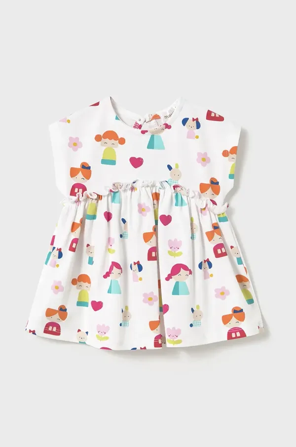 Mayoral Newborn Obleka za dojenčka Mayoral Newborn bela barva, 1870