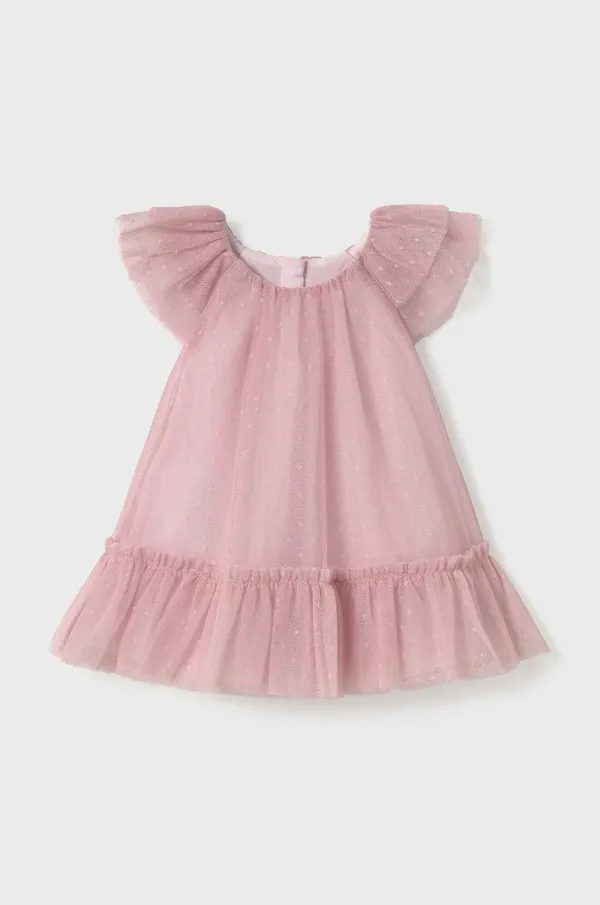 Mayoral Newborn Obleka za dojenčka Mayoral Newborn roza barva, 1850