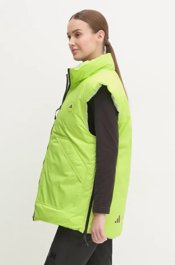 adidas by Stella McCartney Obojestranski športni brezrokavniki adidas by Stella McCartney rumena barva, IW9840