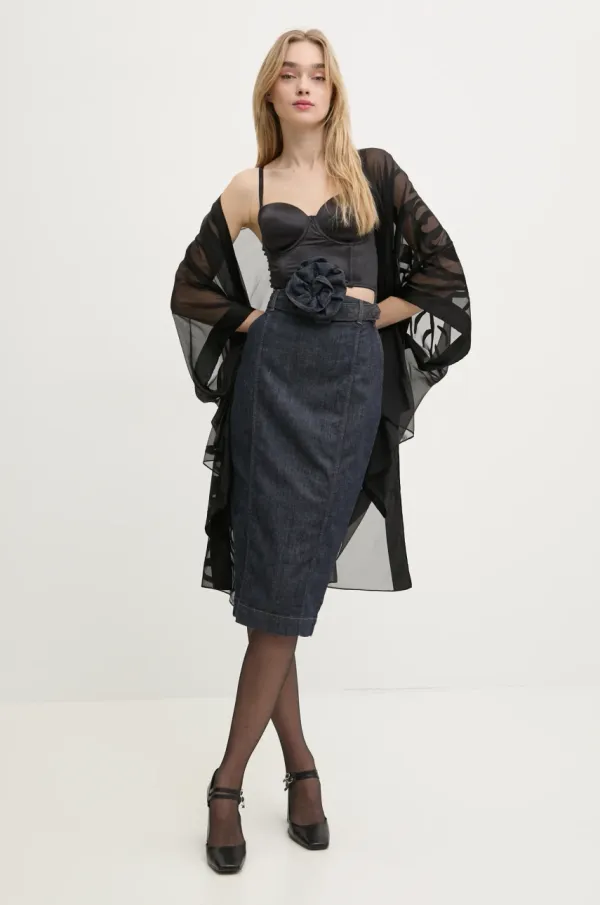 Blugirl Blumarine Ogrinjalo Blugirl Blumarine črna barva, PA5008.T0300