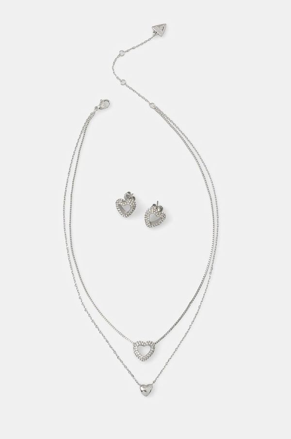 Guess Ogrlica in uhani Guess BELOVED JUBS05 076JW