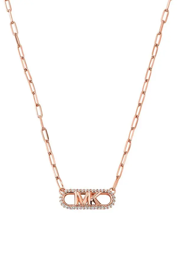Michael Kors Ogrlica iz srebra prevlečenega z zlatom Michael Kors
