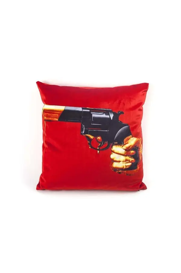 Seletti Okrasna blazina Seletti Revolver
