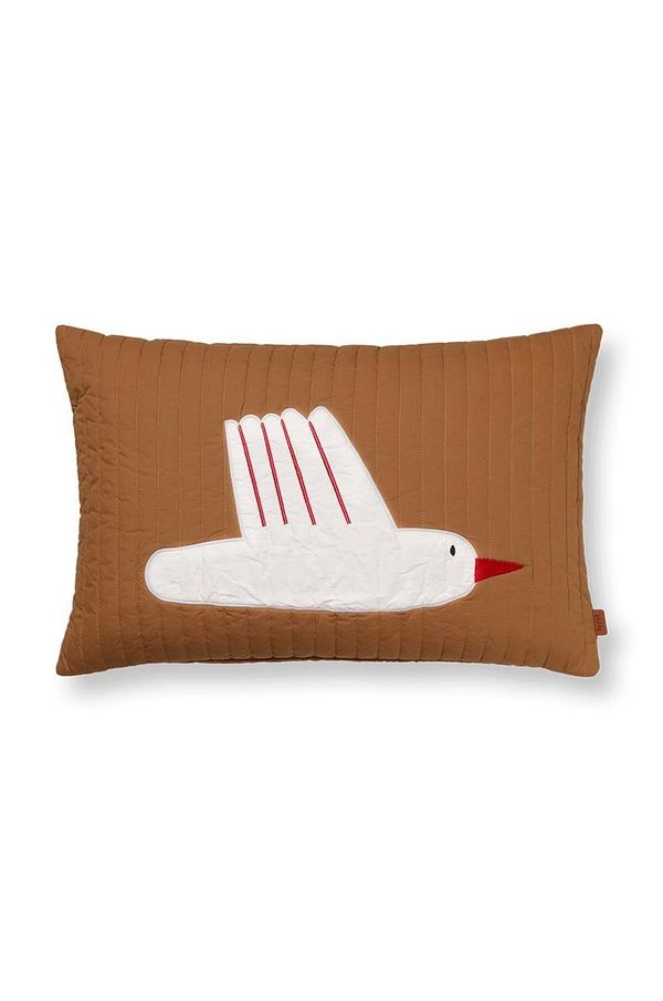 ferm LIVING Okrasna prevleka za vzglavnik ferm LIVING Bird Quilted