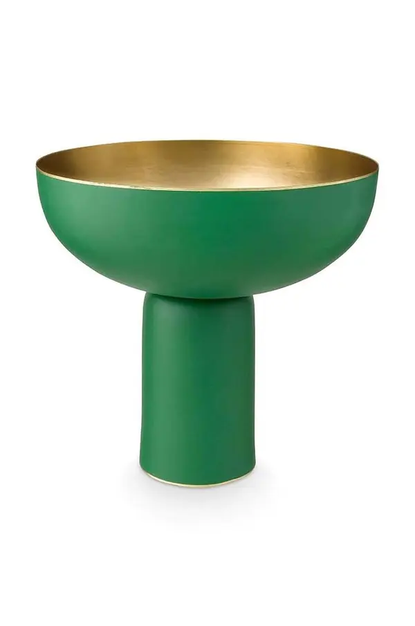 Pip Studio Okrasna skleda Pip Studio Metal Matt Green