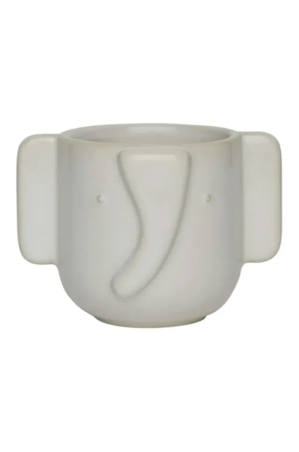 OYOY Okrasni lonec OYOY Elephant bež barva