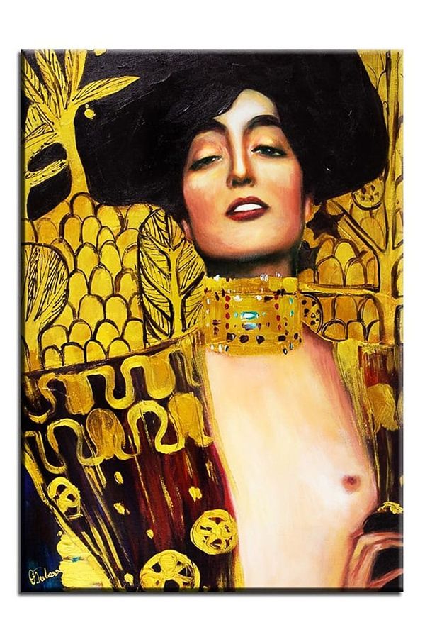 Inne Oljna slika Gustav Klimt Judith I
