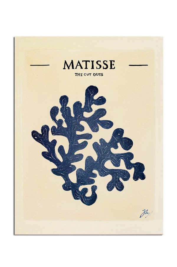 Inne Oljna slika Henri Matisse - Blue Coral