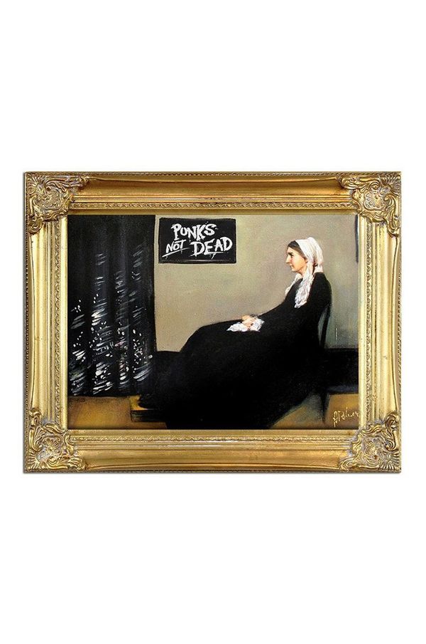 Inne Oljna slika v okvirju based on James McNeil Whistler Whistler's Mother