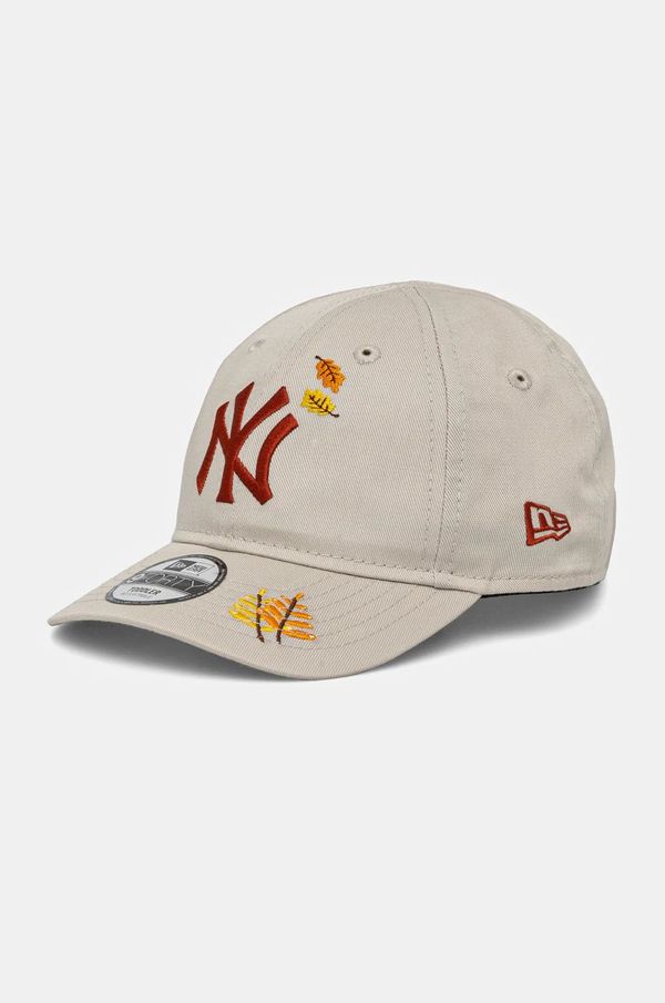 New Era Otroška baseball kapa New Era NEW YORK YANKEES bež barva, 60565301