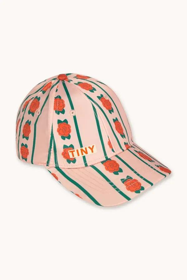 Tinycottons Otroška baseball kapa Tinycottons ROSE PATTERN CAP