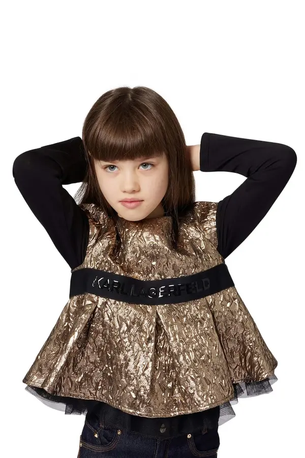 Karl Lagerfeld Otroška bluza Karl Lagerfeld