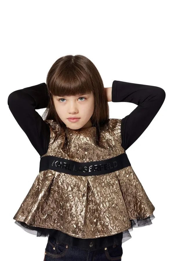 Karl Lagerfeld Otroška bluza Karl Lagerfeld